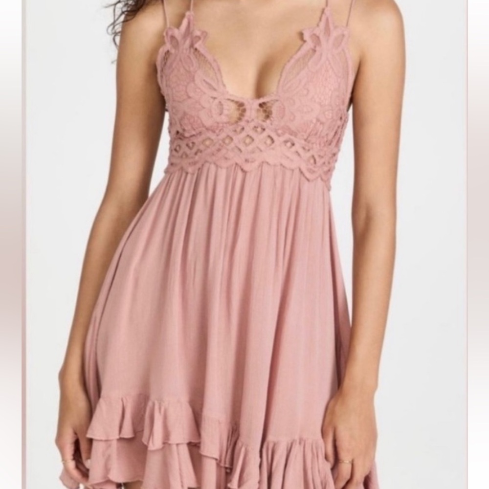 Free People - Adella Dress - Color Rose